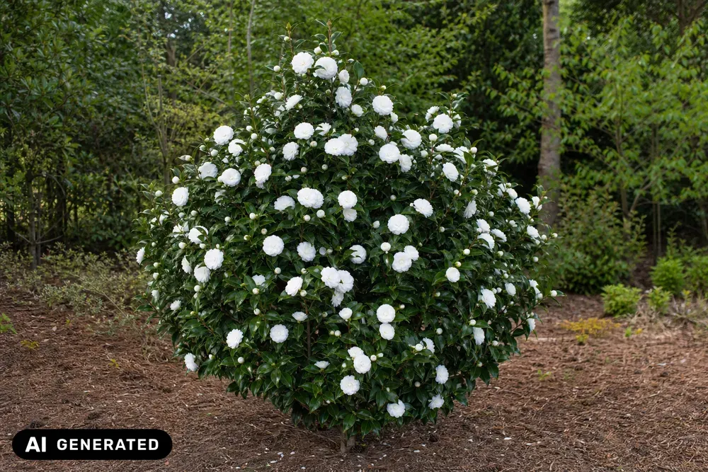 Japanische Kamelie 'Nuccio's Gem' – Camellia japonica 'Nuccio's Gem', Bild 2