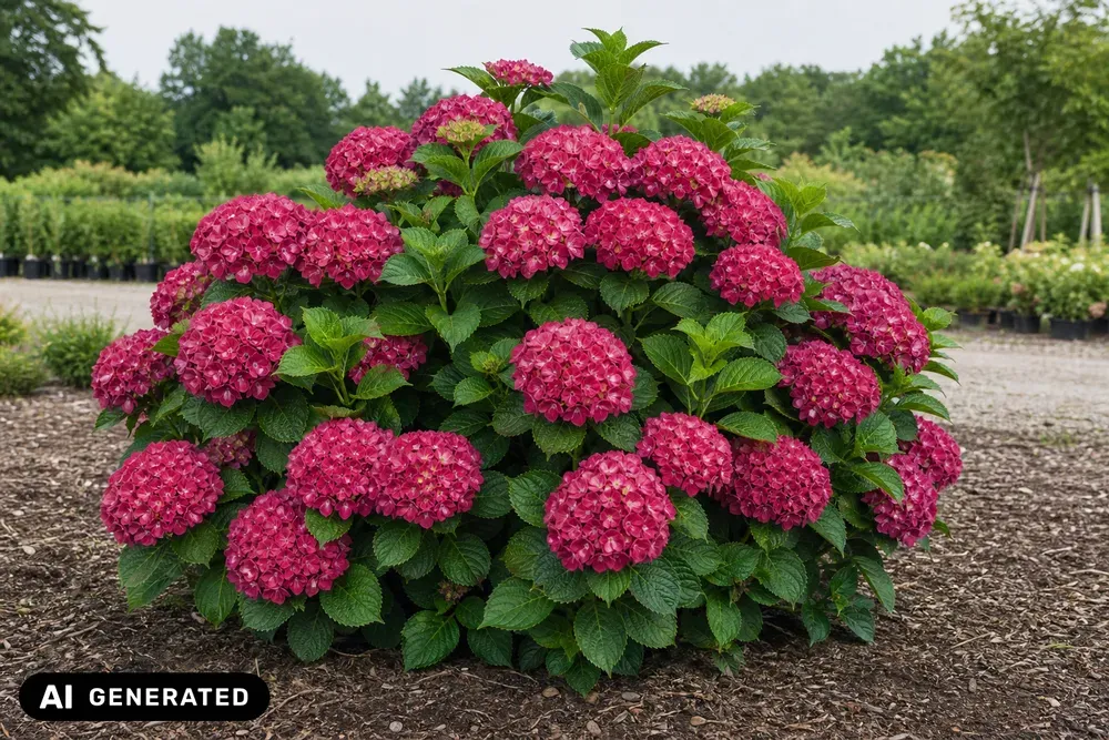 Bauernhortensie 'Endless S. Summer Love' – Hydrangea macrophylla 'Endless S. Summer Love', Bild 2