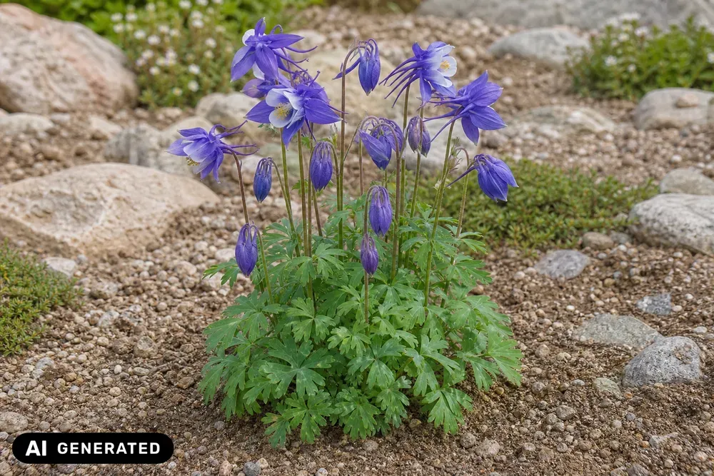 Alpen-Akelei – Aquilegia alpina