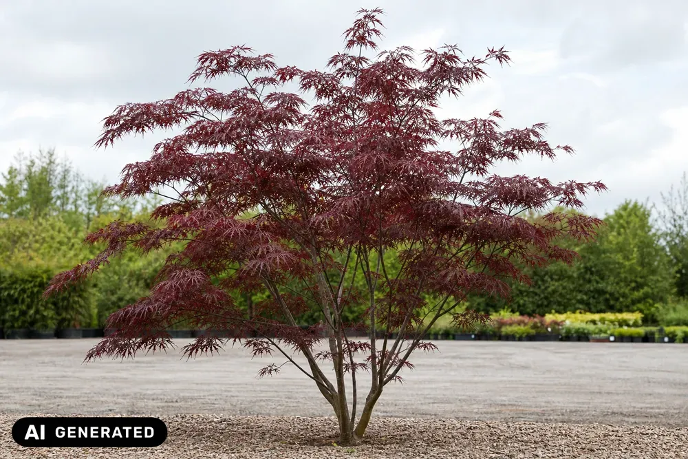 Roter Fächerahorn 'Atropurpureum' – Acer palmatum 'Atropurpureum', Bild 3