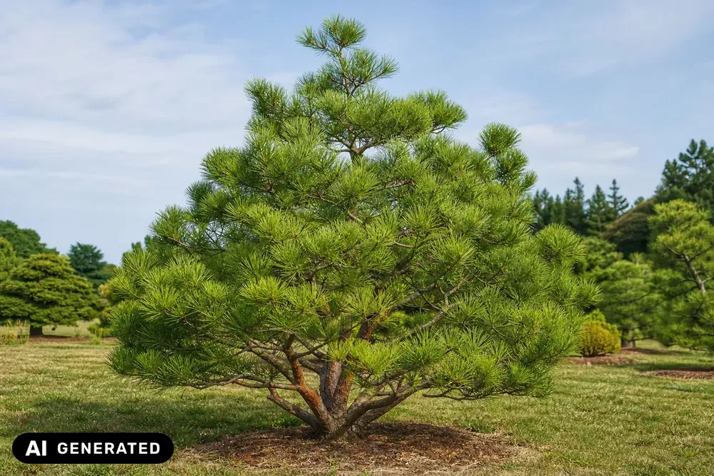 Japanische Rot-Kiefer 'Alice Verkade' – Pinus densiflora 'Alice Verkade'