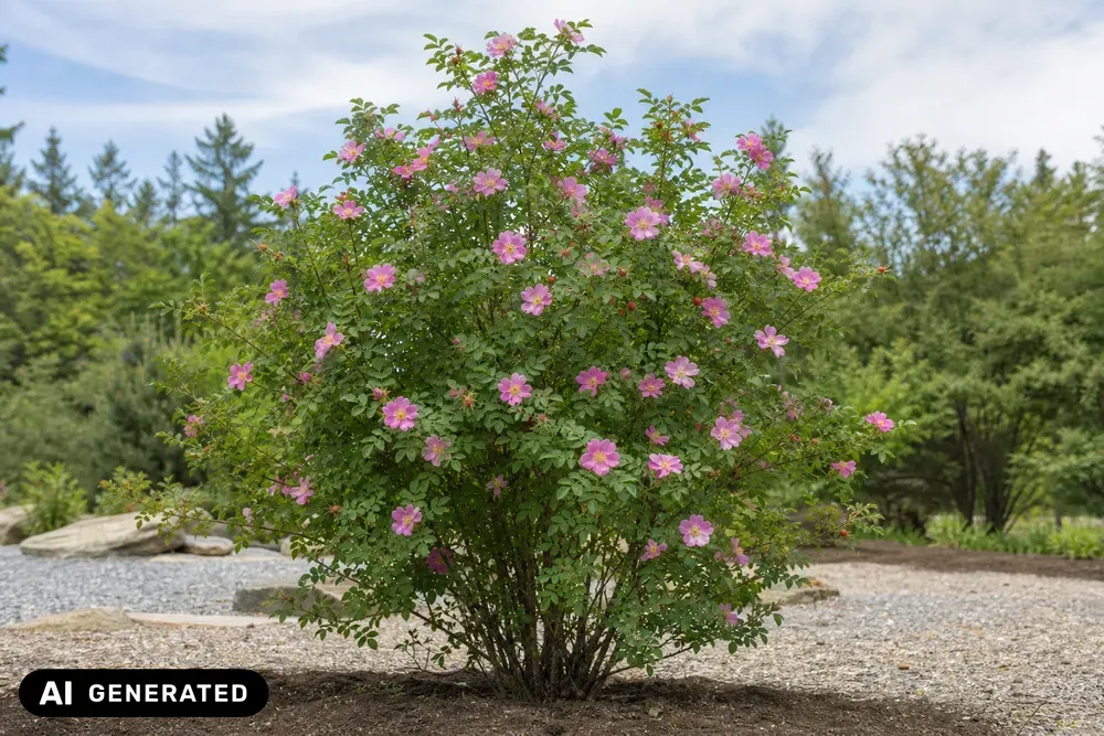 Zimt-Rose – Rosa majalis