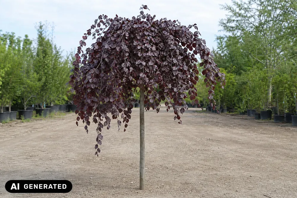 Rotblättrige Hasel 'Purple Umbrella' – Corylus avellana 'Purple Umbrella'