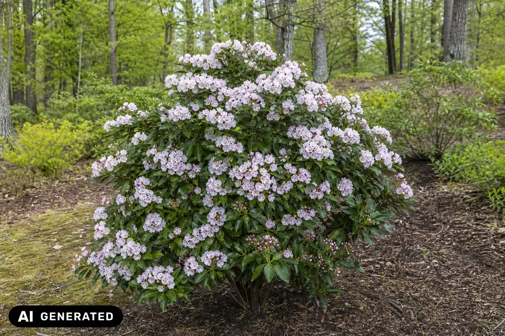 Breitblättrige Lorbeerrose – Kalmia latifolia