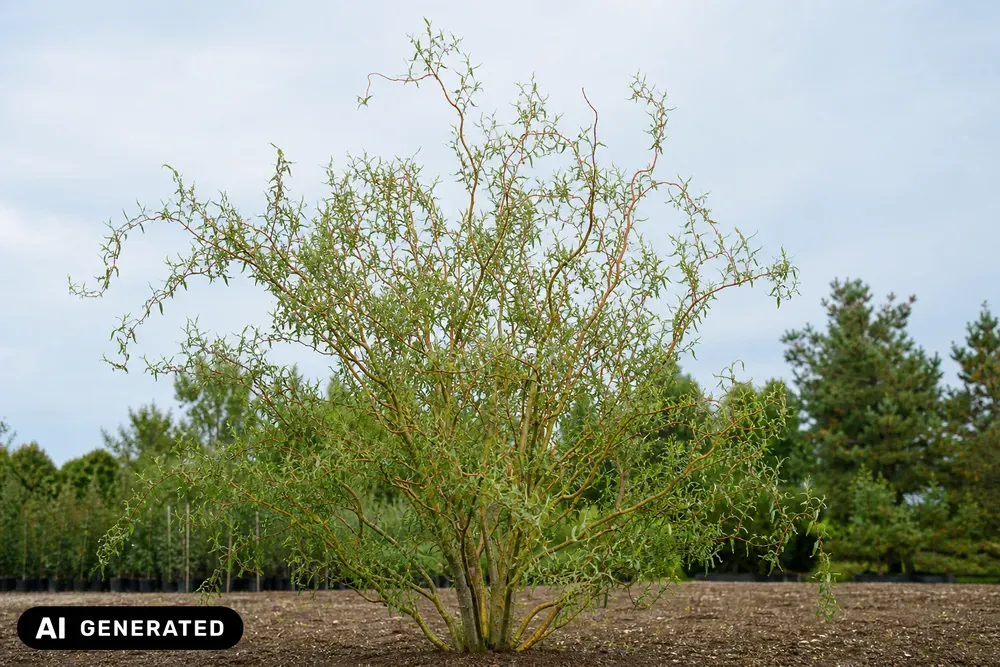Korkenzieherweide 'Erythroflexuosa' – Salix 'Erythroflexuosa'