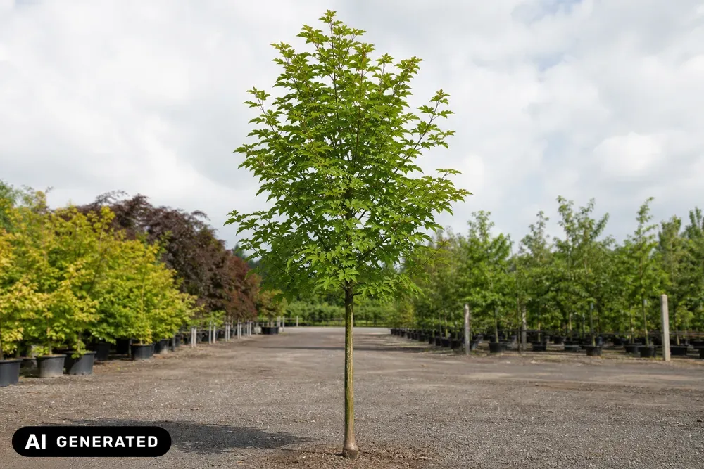 Rostbart-Ahorn – Acer rufinerve, Bild 2