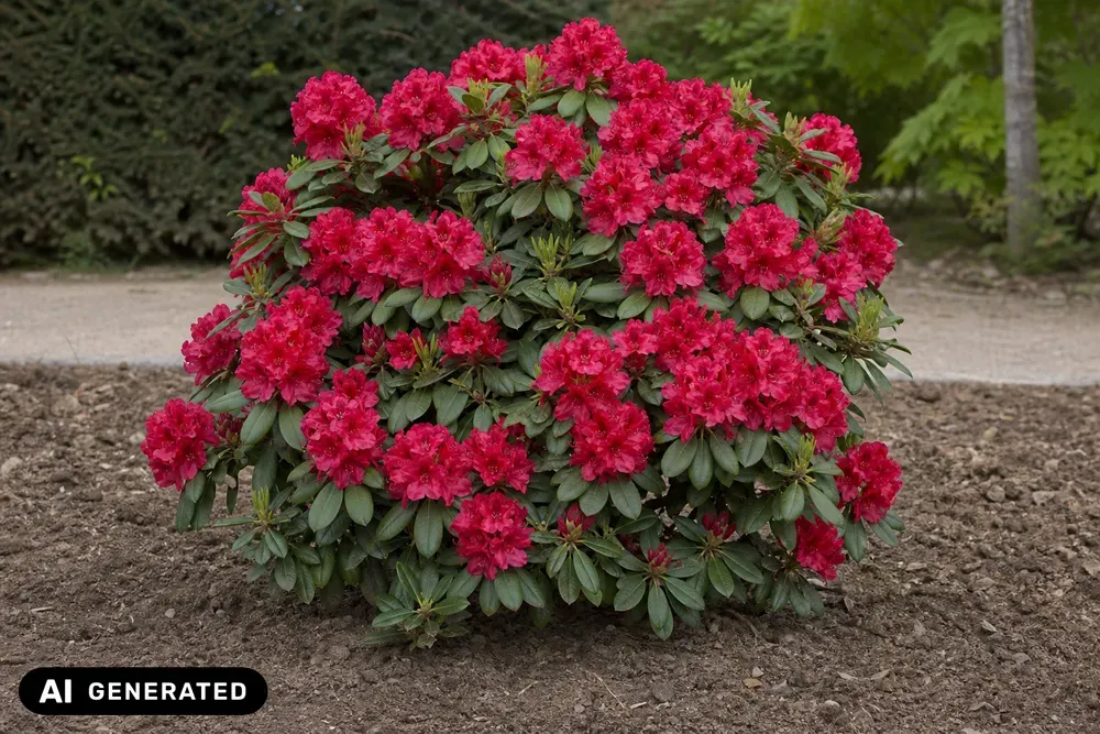 Yakushimanum-Rhododendron 'Morgenrot' – Rhododendron yakushimanum 'Morgenrot'