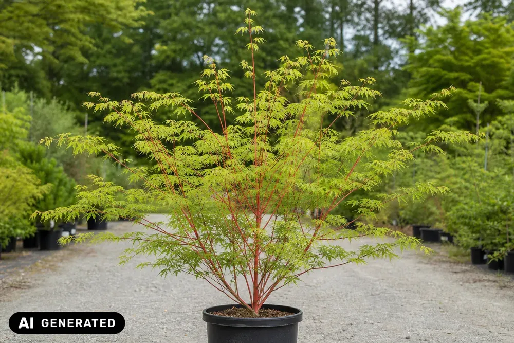 Korallenrinden-Fächerahorn 'Sangokaku' – Acer palmatum 'Sangokaku'