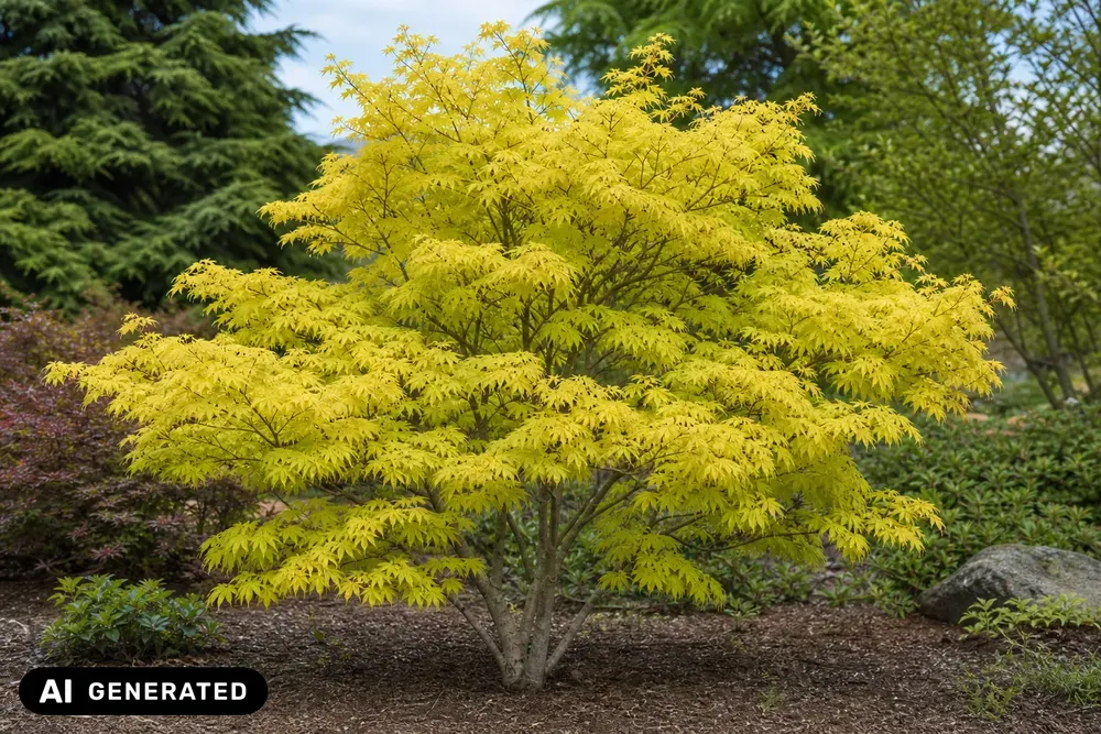 Gold-Ahorn 'Aureum' – Acer shirasawanum 'Aureum', Bild 2