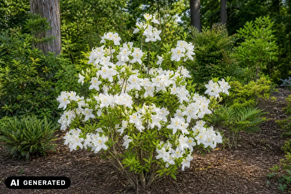 Sommergrüne Azalee 'Möwe' – Rhododendron luteum 'Möwe'