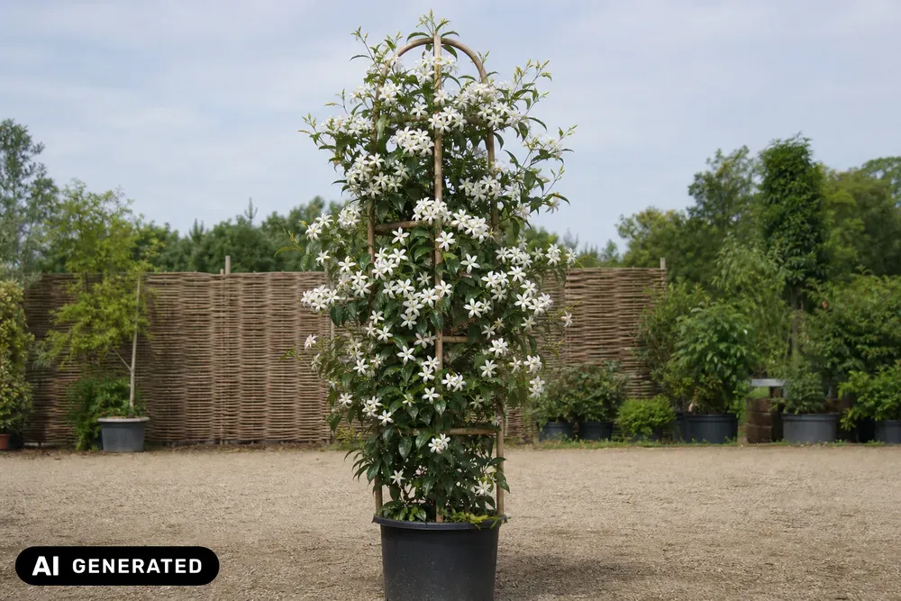 Immergrüne Waldrebe 'Snowdrift' – Clematis armandii 'Snowdrift'
