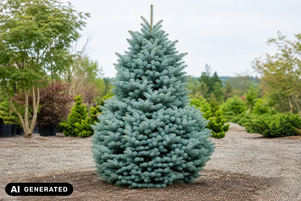 Kompakte Blaufichte 'Glauca Compacta' – Picea pungens 'Glauca Compacta'