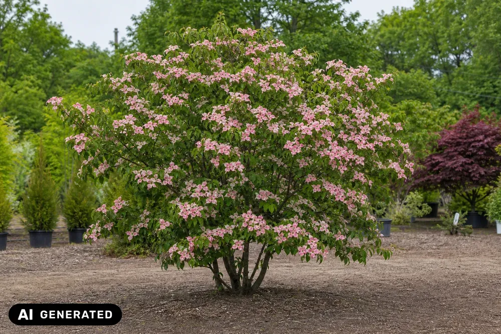 Japanischer Blumen-Hartriegel 'Satomi' – Cornus kousa 'Satomi', Bild 2