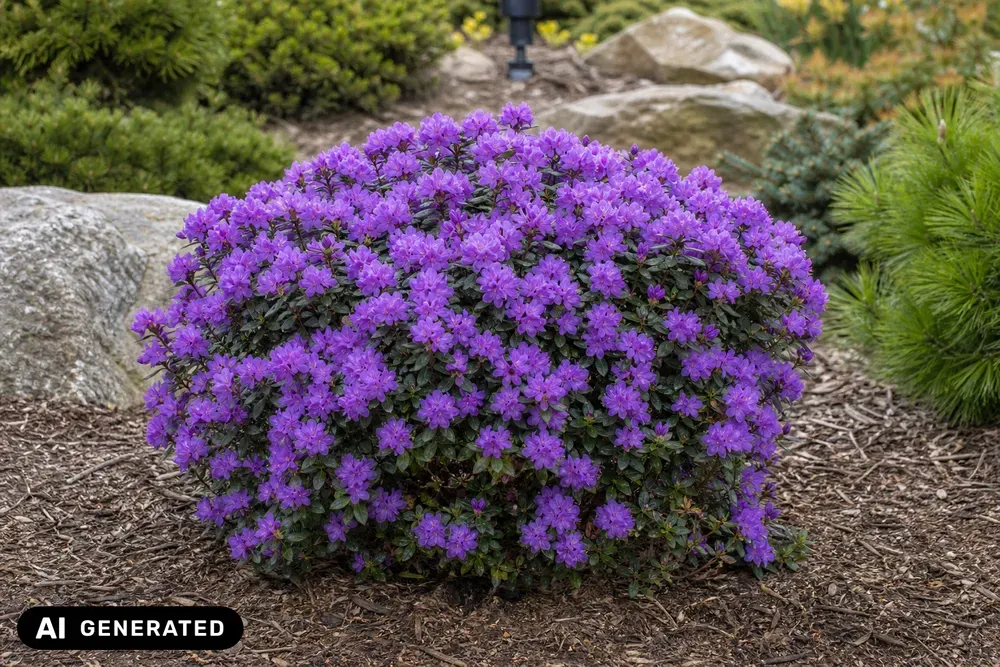 Zwerg-Rhododendron 'Violetta' – Rhododendron impeditum 'Violetta'