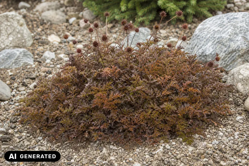 Braunrotes Stachelnüsschen 'Kupferteppich' – Acaena microphylla 'Kupferteppich', Bild 2