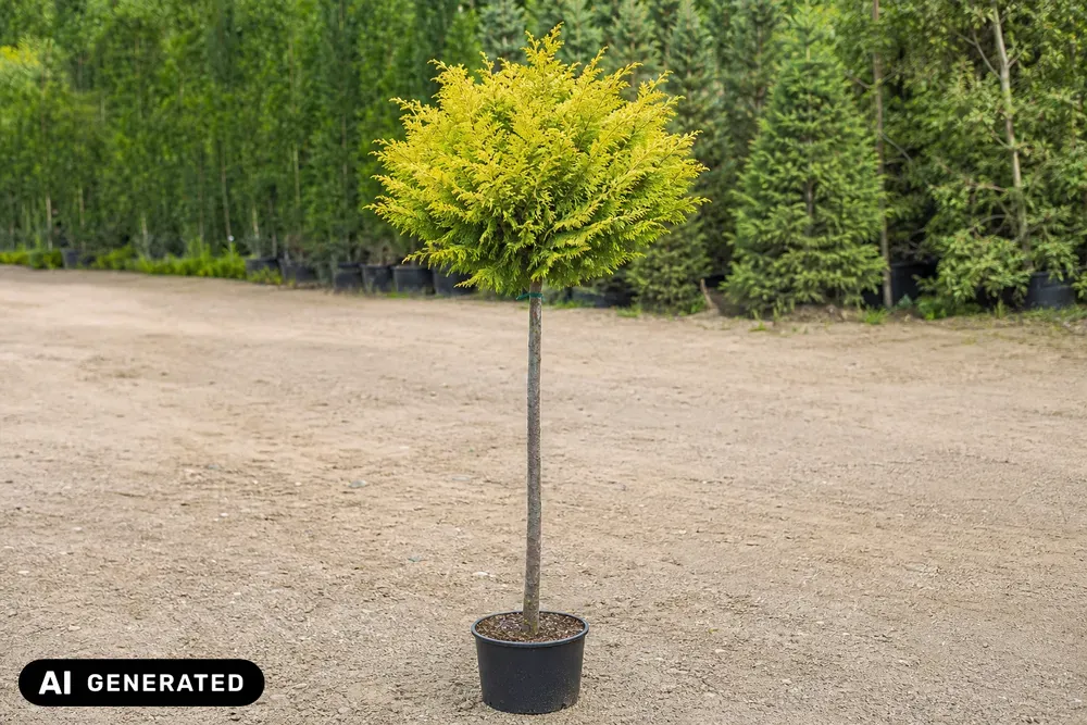 Gelbe Lawsons Scheinzypresse 'Stardust' – Chamaecyparis lawsoniana 'Stardust', Bild 3