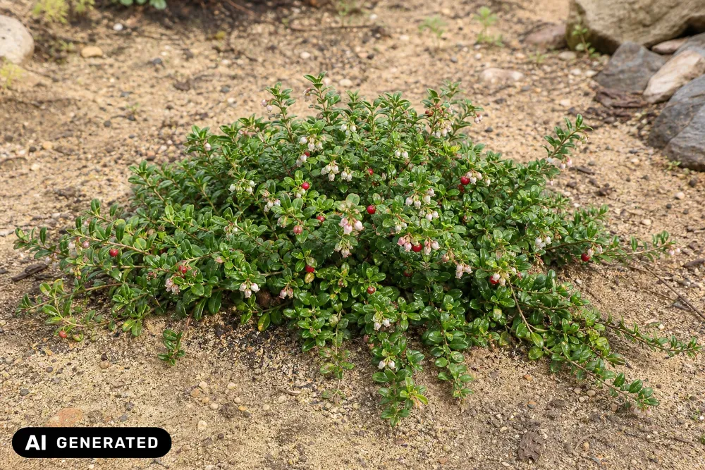 Bärentraube 'Massachusetts' – Arctostaphylos uva-ursi 'Massachusetts'