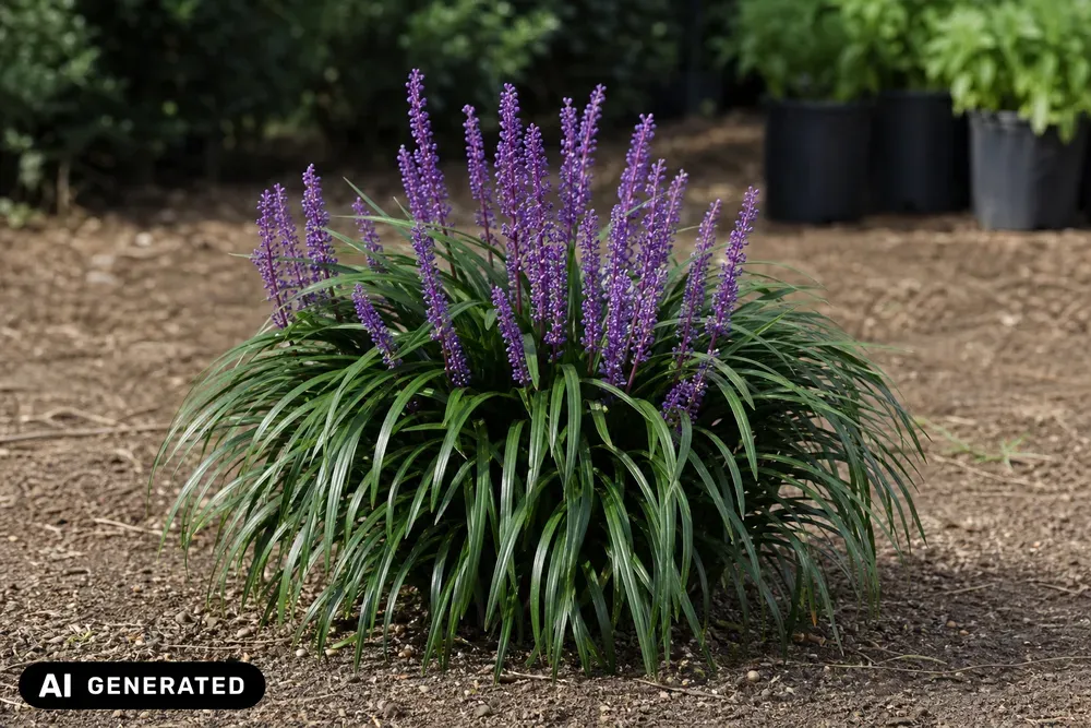 Lilientraube 'Royal Purple' – Liriope muscari 'Royal Purple'