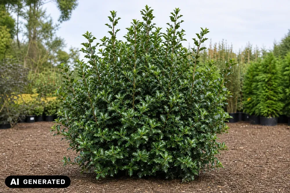Blaue Stechpalme 'Heckenstar' – Ilex × meserveae 'Heckenstar'