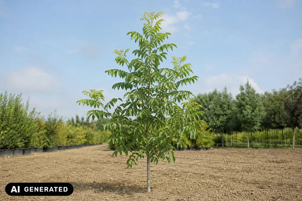 Echte Walnuss 'Rotkernige Hospozin' – Juglans regia 'Rotkernige Hospozin'