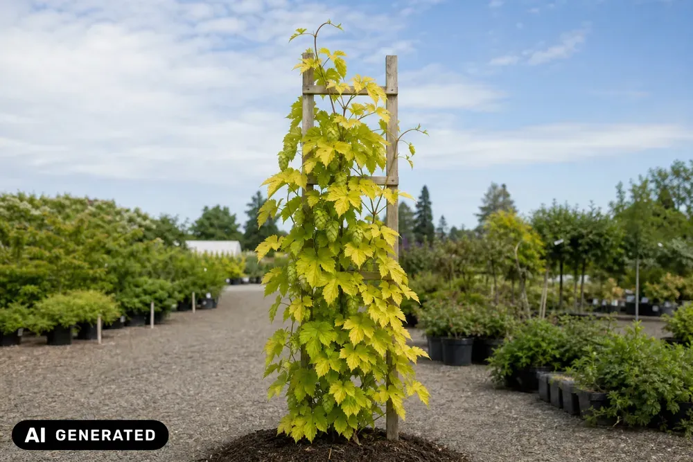 Gold-Hopfen 'Golden Princess' – Humulus lupulus 'Golden Princess'