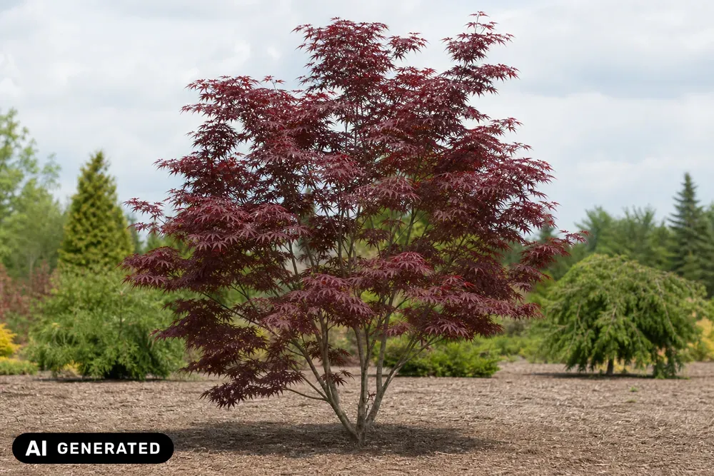 Fächerahorn 'Bloodgood' – Acer palmatum 'Bloodgood', Bild 3