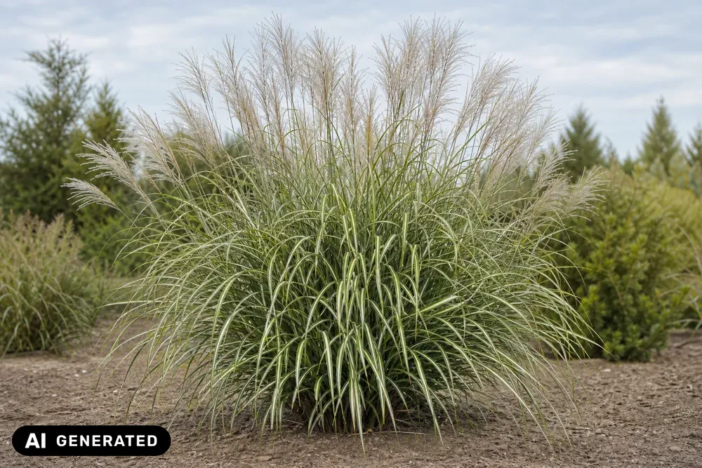 Chinaschilf 'Silberspinne' – Miscanthus sinensis 'Silberspinne'