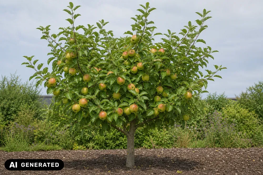 Apfel 'James Grieve' – Malus domestica 'James Grieve', Bild 3