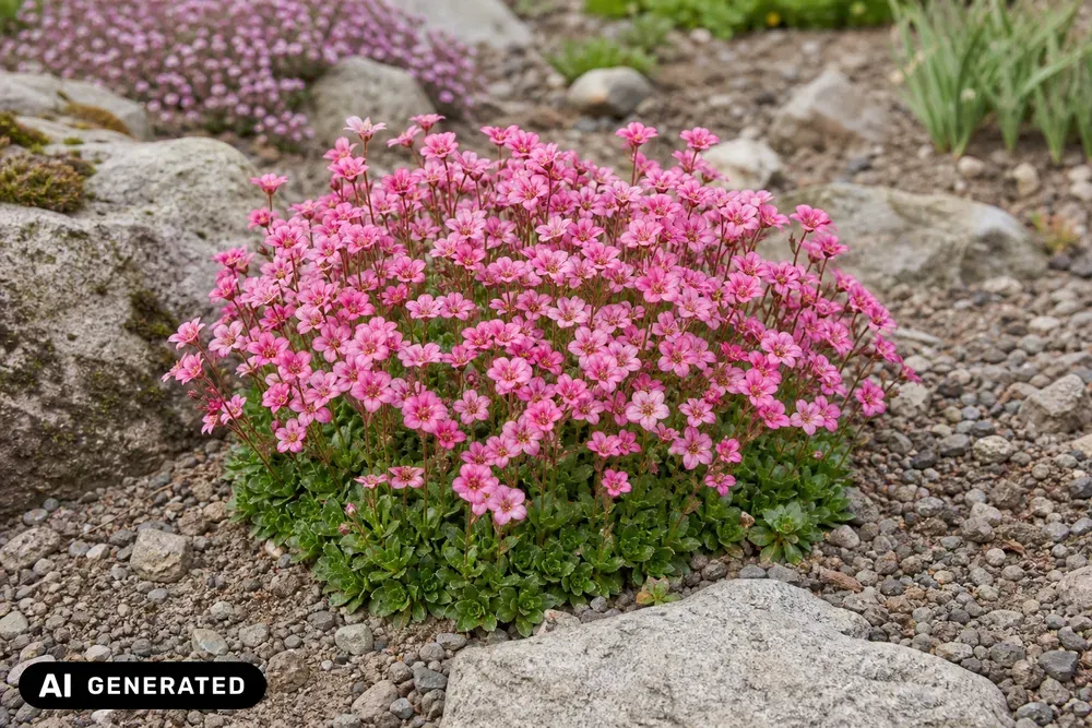 Moos-Steinbrech 'Carpet Pink' – Saxifraga × arendsii 'Carpet Pink'