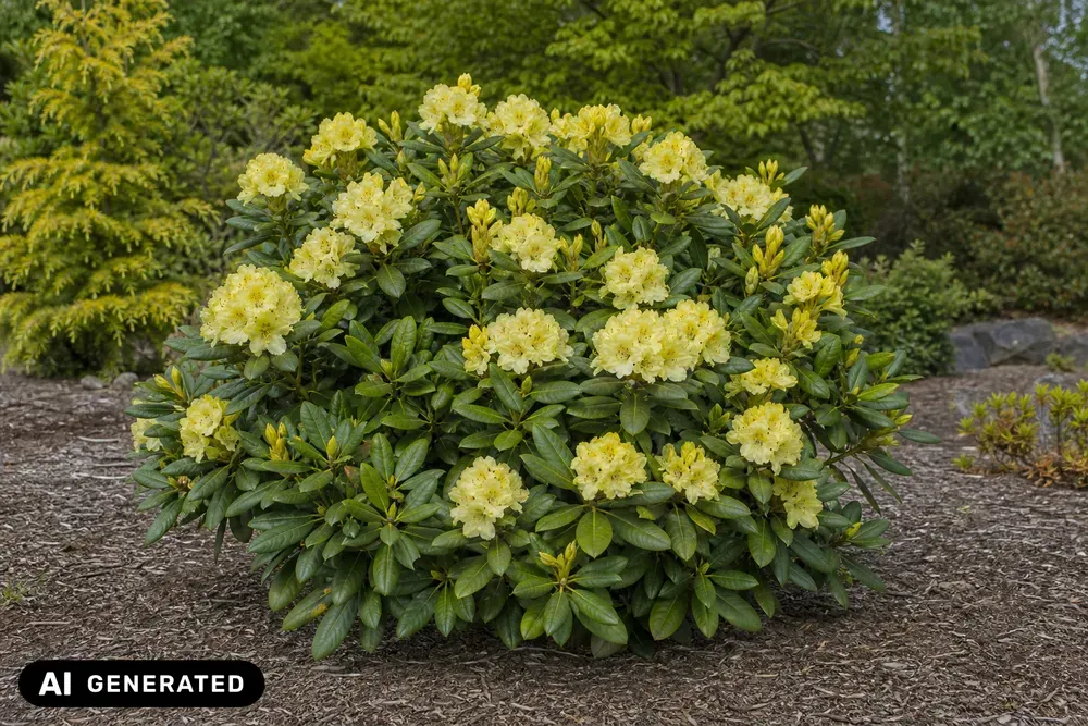 Yakushimanum-Rhododendron 'Flava' – Rhododendron yakushimanum 'Flava'