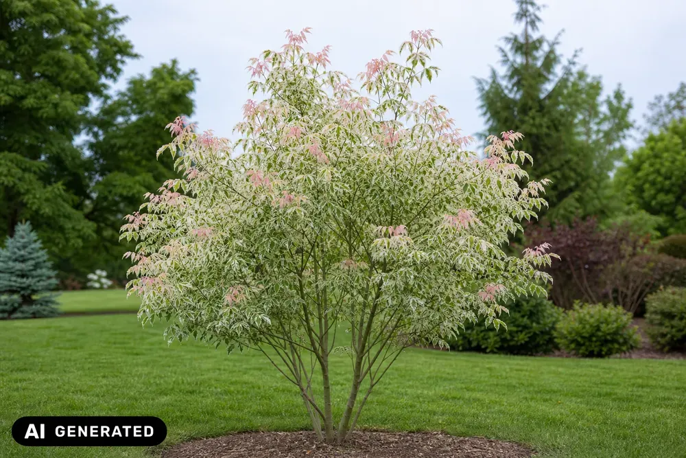 Eschen-Ahorn 'Flamingo' – Acer negundo 'Flamingo', Bild 2