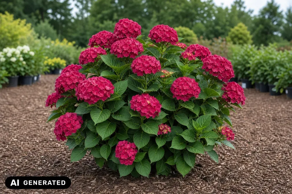 Bauernhortensie 'Masja' – Hydrangea macrophylla 'Masja'