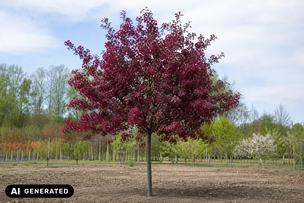 Zierapfel 'Royalty' – Malus 'Royalty', Bild 3