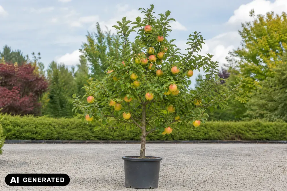 Kulturapfel 'Goldparmäne' – Malus domestica 'Goldparmäne', Bild 4