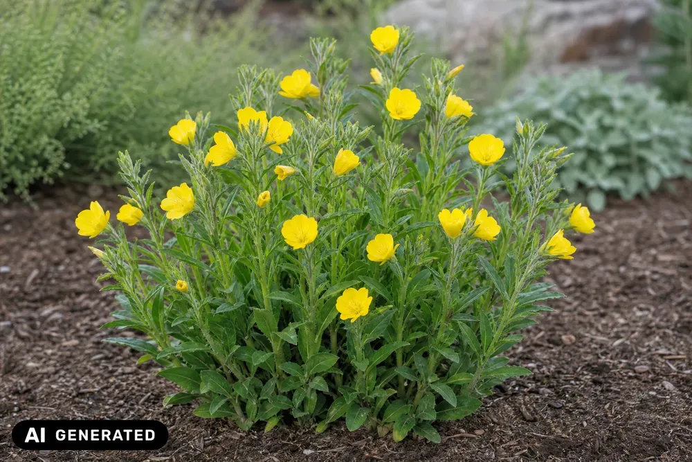 Behaarte Nachtkerze 'Yella Fella' – Oenothera pilosella 'Yella Fella'