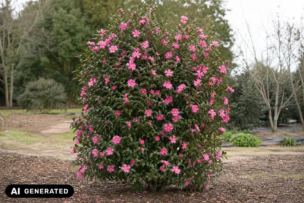 Herbst-Kamelie 'Ginryu' – Camellia sasanqua 'Ginryu'