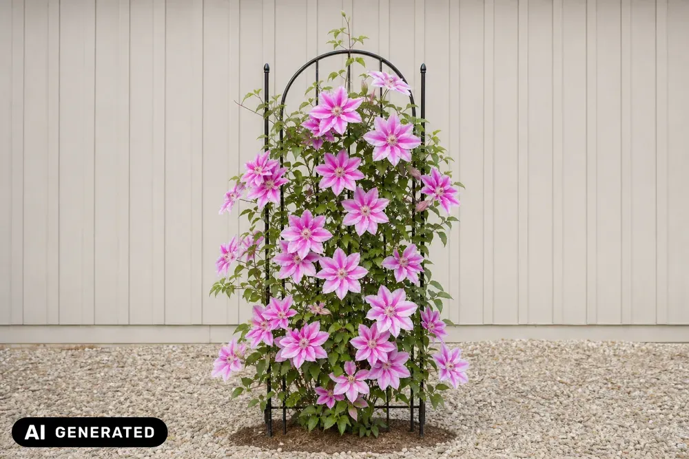 Waldrebe 'Dr. Ruppel' – Clematis 'Dr. Ruppel'