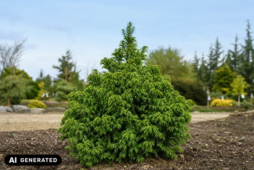 Zwerg-Sicheltanne 'Monstrosa Nana' – Cryptomeria japonica 'Monstrosa Nana', Bild 2