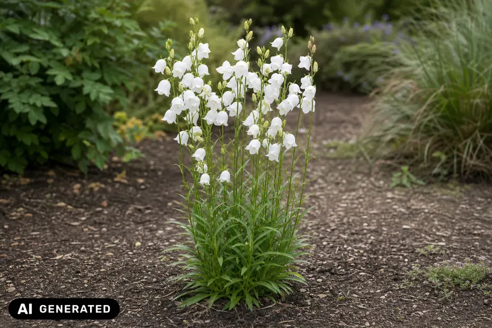 Weiße Pfirsichblättrige Glockenblume – Campanula persicifolia f. alba