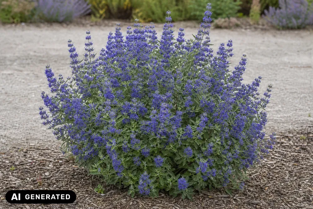 Bartblume 'Grand Bleu' – Caryopteris clandonensis 'Grand Bleu', Bild 2