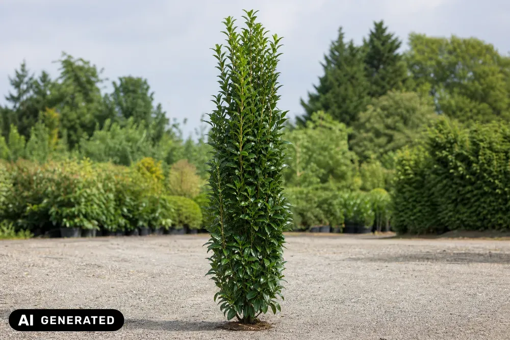 Säulen-Kirschlorbeer 'Obelisk' – Prunus laurocerasus 'Obelisk', Bild 2