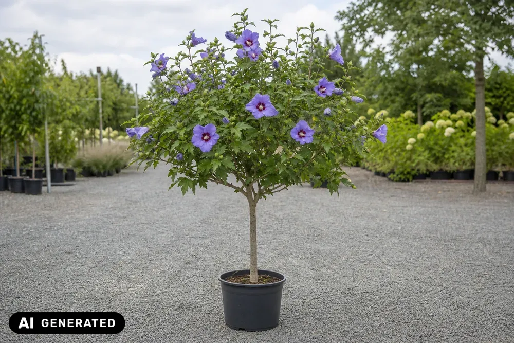 Garteneibisch 'Marina' – Hibiscus syriacus 'Marina', Bild 2