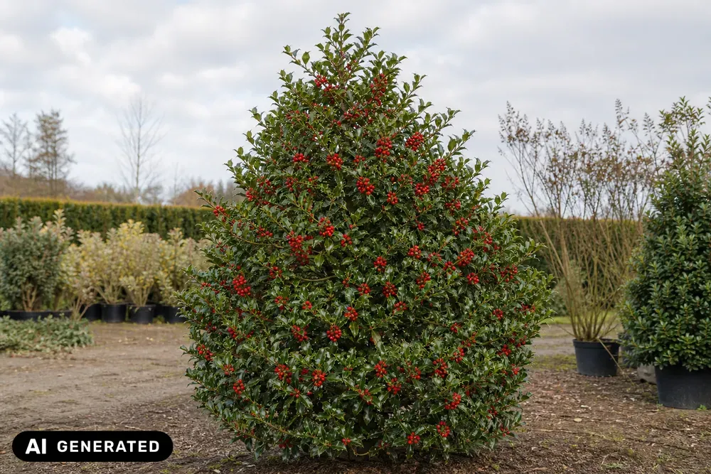 Stechpalme 'J.C. van Tol' – Ilex aquifolium 'J.C. van Tol', Bild 3