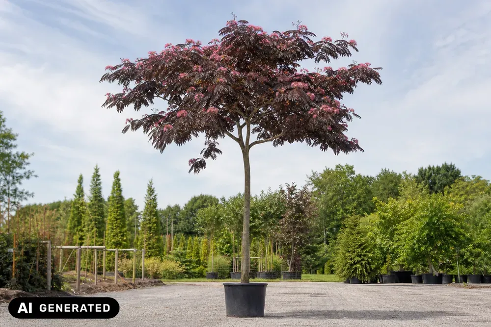 Seidenbaum 'Summer Chocolate' – Albizia julibrissin 'Summer Chocolate', Bild 3