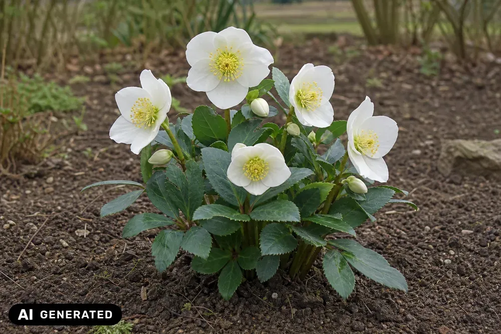 Frühblühende Christrose 'Praecox' – Helleborus niger 'Praecox'