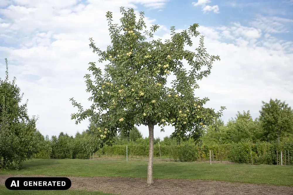 Apfel 'Weißer Klarapfel' – Malus domestica 'Weißer Klarapfel', Bild 5