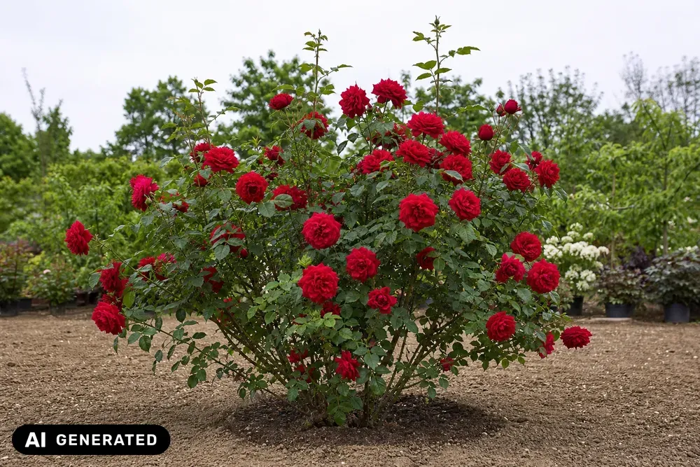 Strauchrose 'Rote Hannover' – Rosa 'Rote Hannover'