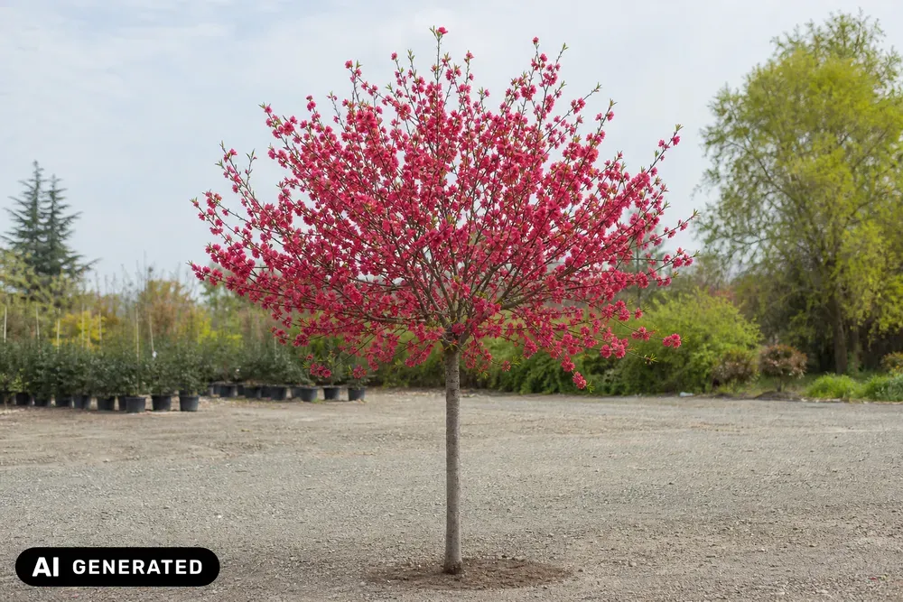 Zierpfirsich 'Taoflora Red' – Prunus persica 'Taoflora Red'