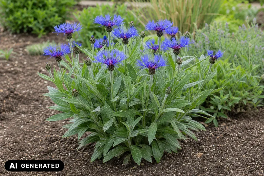 Berg-Flockenblume 'Coerulea' – Centaurea montana 'Coerulea'