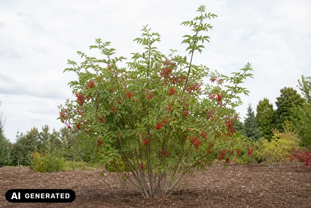 Roter Holunder – Sambucus racemosa, Bild 2